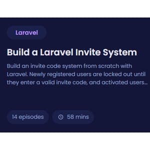 CodeCourse – Build a Laravel Invite System
