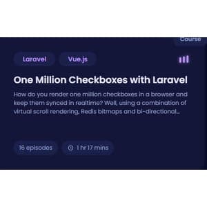 CodeCourse – One Million Checkboxes with Laravel