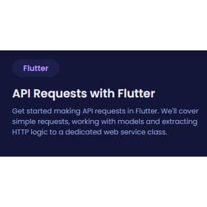 CodeCourse – API Requests with Flutter