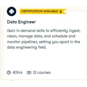 Datacamp – Data Engineer in Python