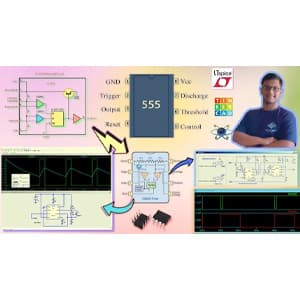 555 Timer IC Hands-On Circuit Design & Simulation in LTSpice